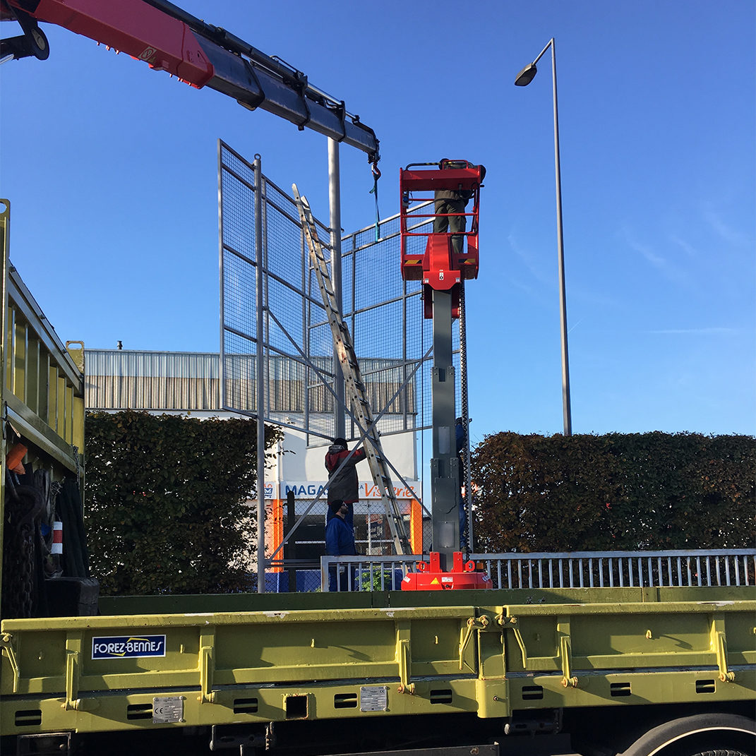 Pose sur site Pose sur site