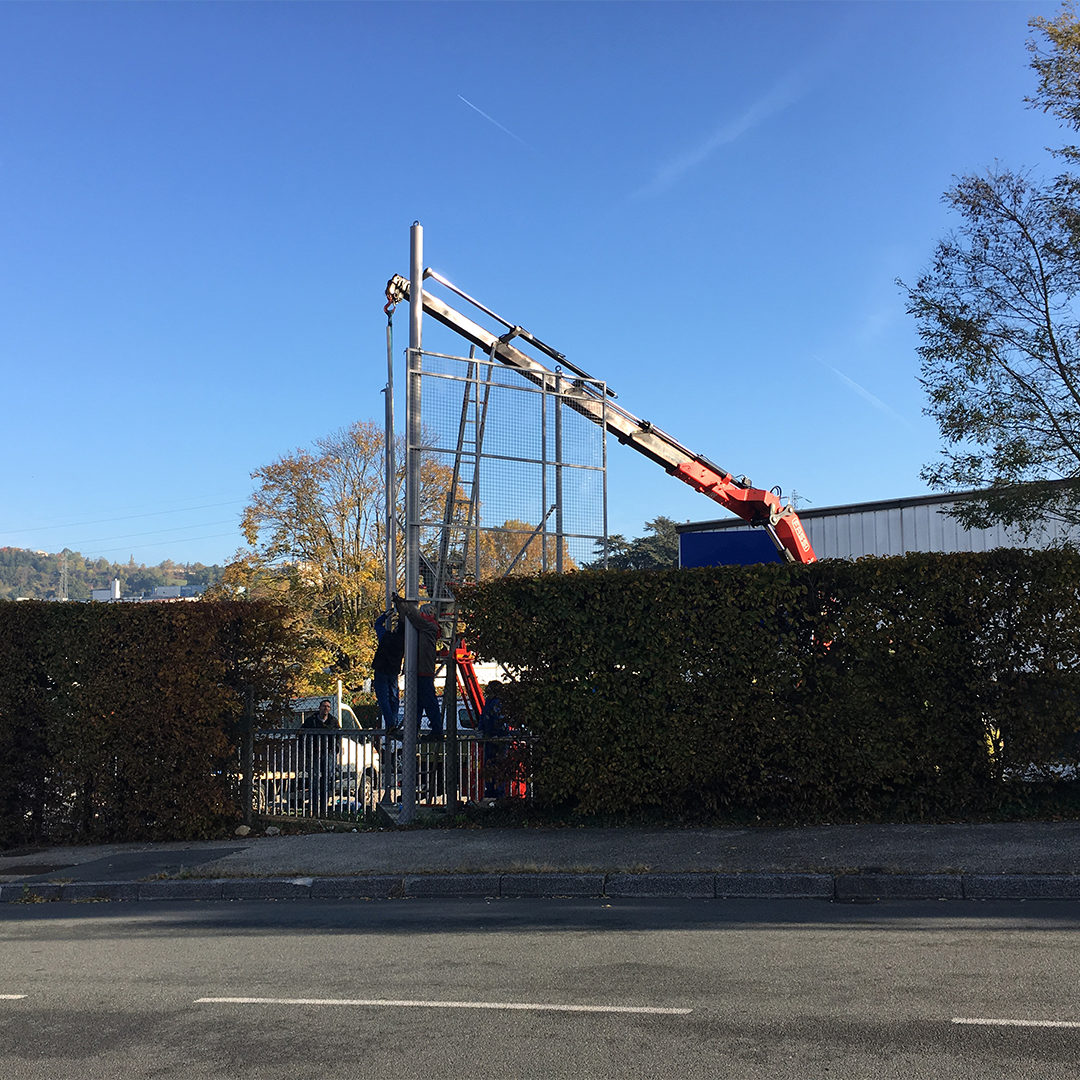 Pose sur site 2 Pose sur site 2